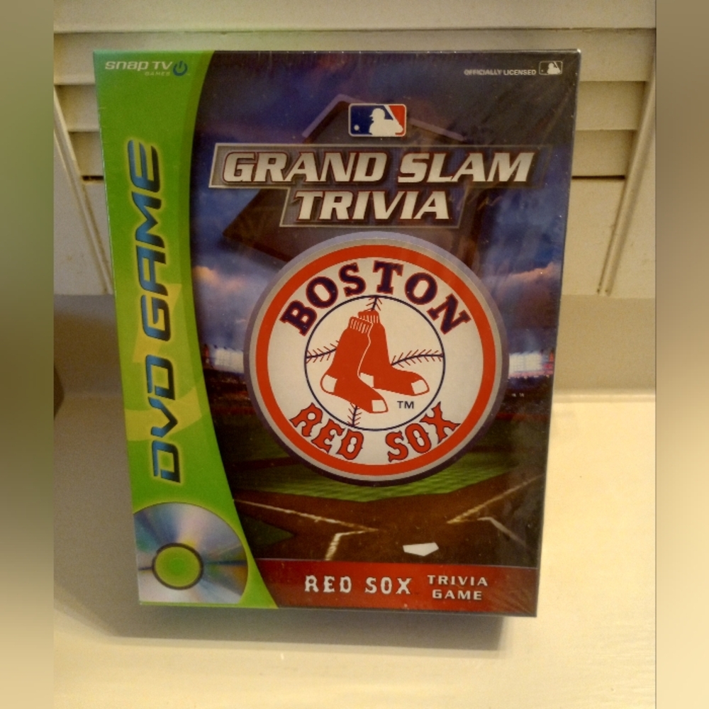 MLB Grand Slam Trivia Boston Red Sox DVD Game NWT